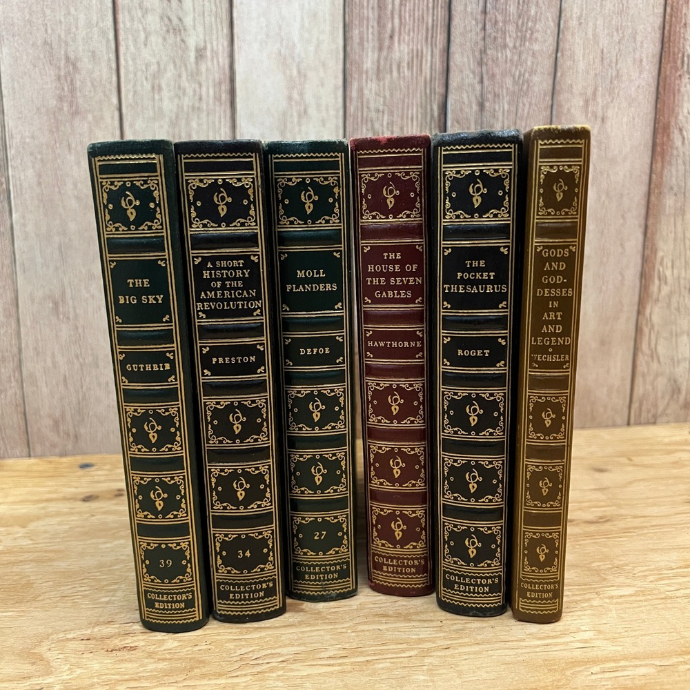 Vintage Pocket Books Collector's Edition Hardcover Lot of 6 - Decorative Books